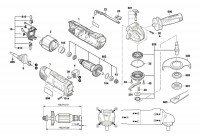 Bosch 3 603 CA2 771 PWS 850-125 Angle Grinder Spare Parts